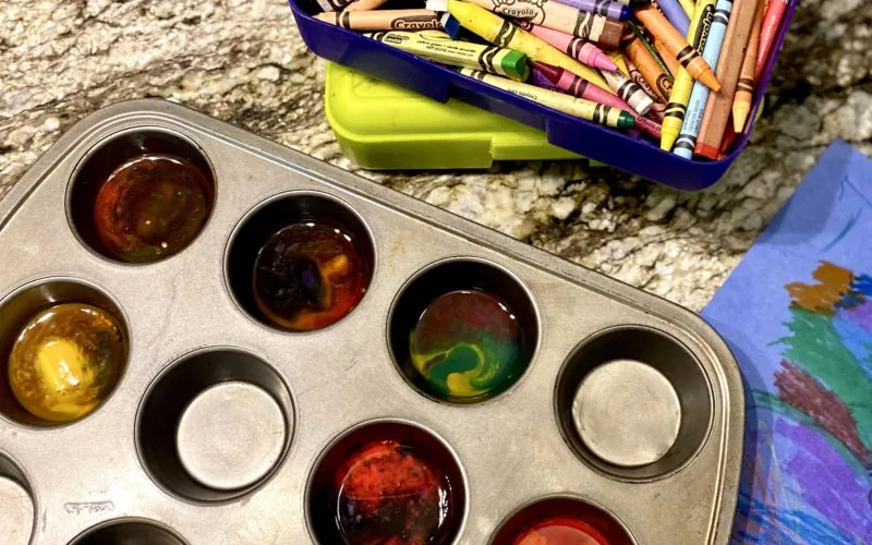 Muffin Tin Crayons