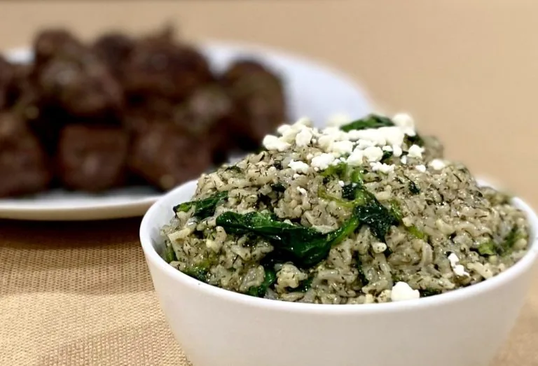 Greek Rice (Spanakorizo)