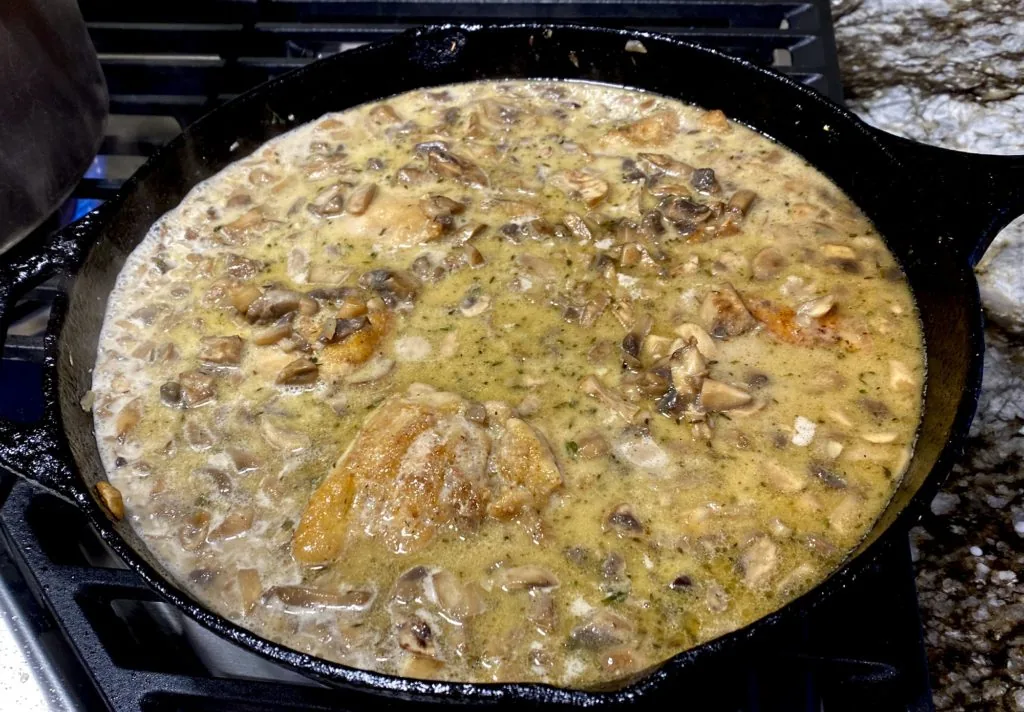 Creamy Chicken Marsala